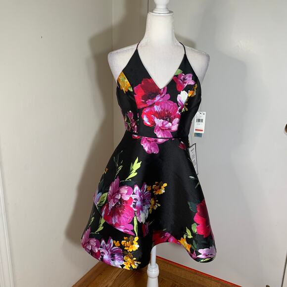 BCX Juniors' Asymmetrical Fit & Flare Dress Size 1 (NWT) - Picture 9 of 14